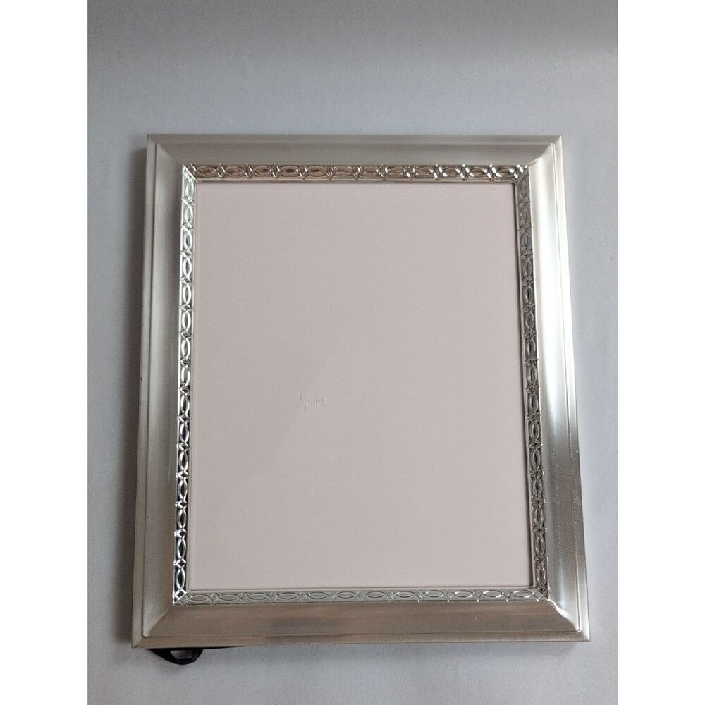 Vintage Burnes of Boston Silver Decorative Picture Frame 8" X 10" Photo Size